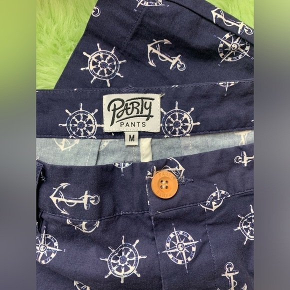 Excellent Condition, Party Pants Australia, Nautical Button Fly Pants, Sz Medium - Picture 3 of 8